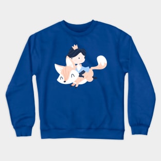 Little Prince and Fox Crewneck Sweatshirt